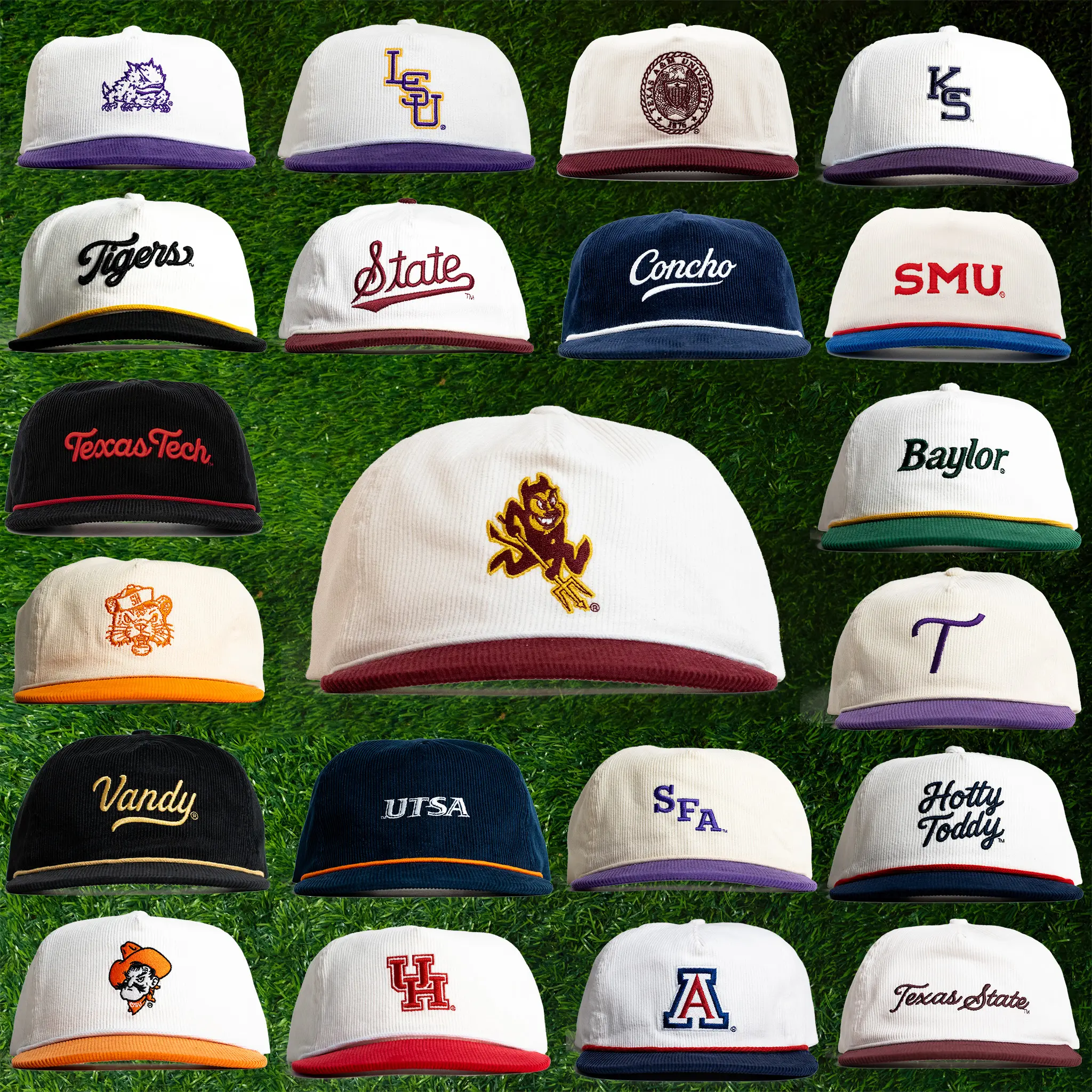 The Corduroy Collection - College Corduroy Hats