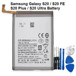 Battery for Samsung S20 Battery / Samsung S20 FE Battery / Samsung S20 Plus Battery / Samsung Galaxy S20 Ultra Battery with screwdriver tools kit