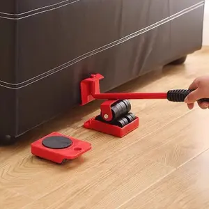 Spinner Wheel Furniture Hardware Mobile Pulley Base, Lifting Roller for Heavy Objects, Compatible with Coffee Tables, Refrigerators, Washing Machines