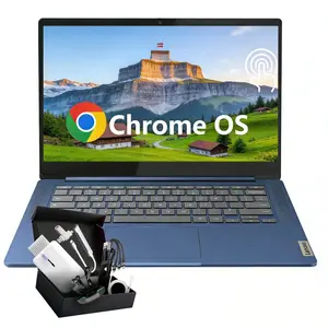 Lenovo Slim 3 Chromebook Laptop, 14'' FHD IPS Touchscreen, MediaTek Kompanio 520, 4GB RAM, 64GB eMMC, Chrome OS