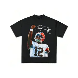 Shedeur Sanders Graphic Tee |     Vintage T-Shirt, Sports Fan Apparel, Football Fan Gift, Football Tee, Sports Tee Unisex, Y2K Tees For Fans, Crew Neck, Casual Style, Slight Stretch Fabric, Perfect for Adults, Summer Season, Regular Fit