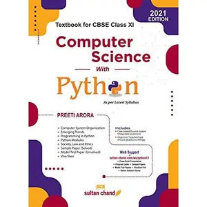 USED-Computer Science with Python: Textbook for CBSE Class 11 (2021-2022 Session) by Preeti Arora (Paperback)