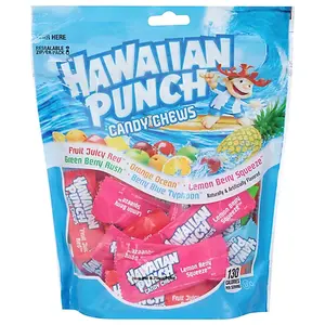 Hawaiian Punch Candy Chews Stand Up Bag 8.75 oz