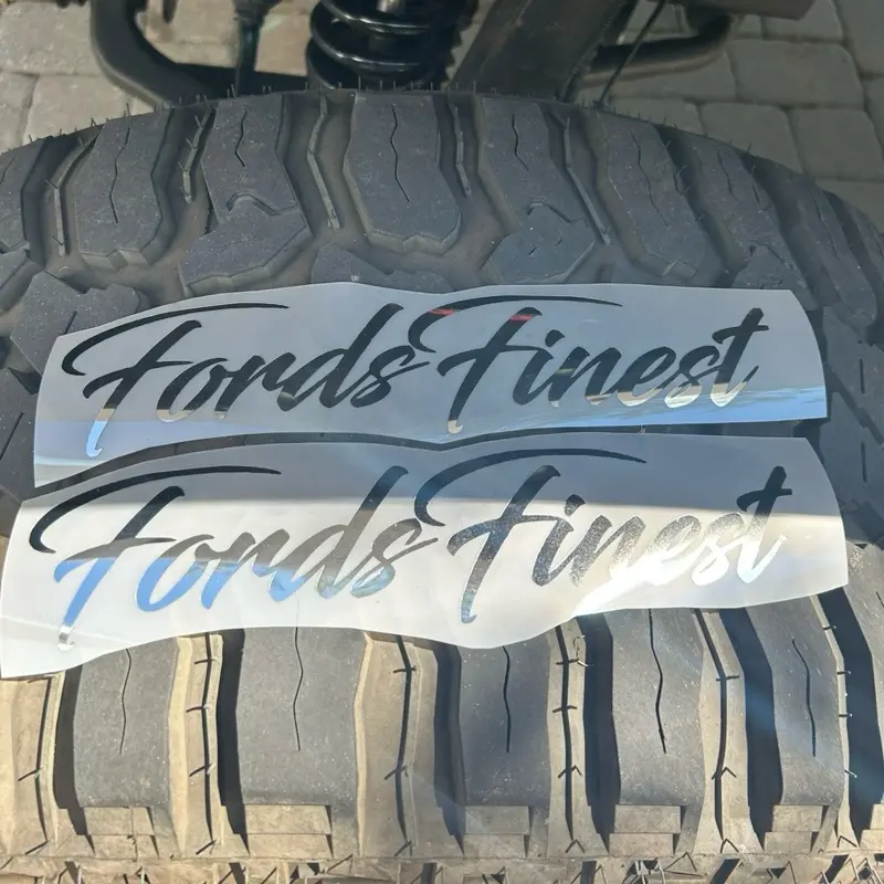 Chrome FordsFinest sticker Chrome FordsFinest sticker