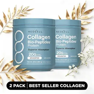 NeoCell Collagen Bio-Peptides Edible Powder, 20oz Health & Nutrition Dietary Supplement - Grass-Fed Collagen Protein, 18 Essential Amino Acids, Fitness Support