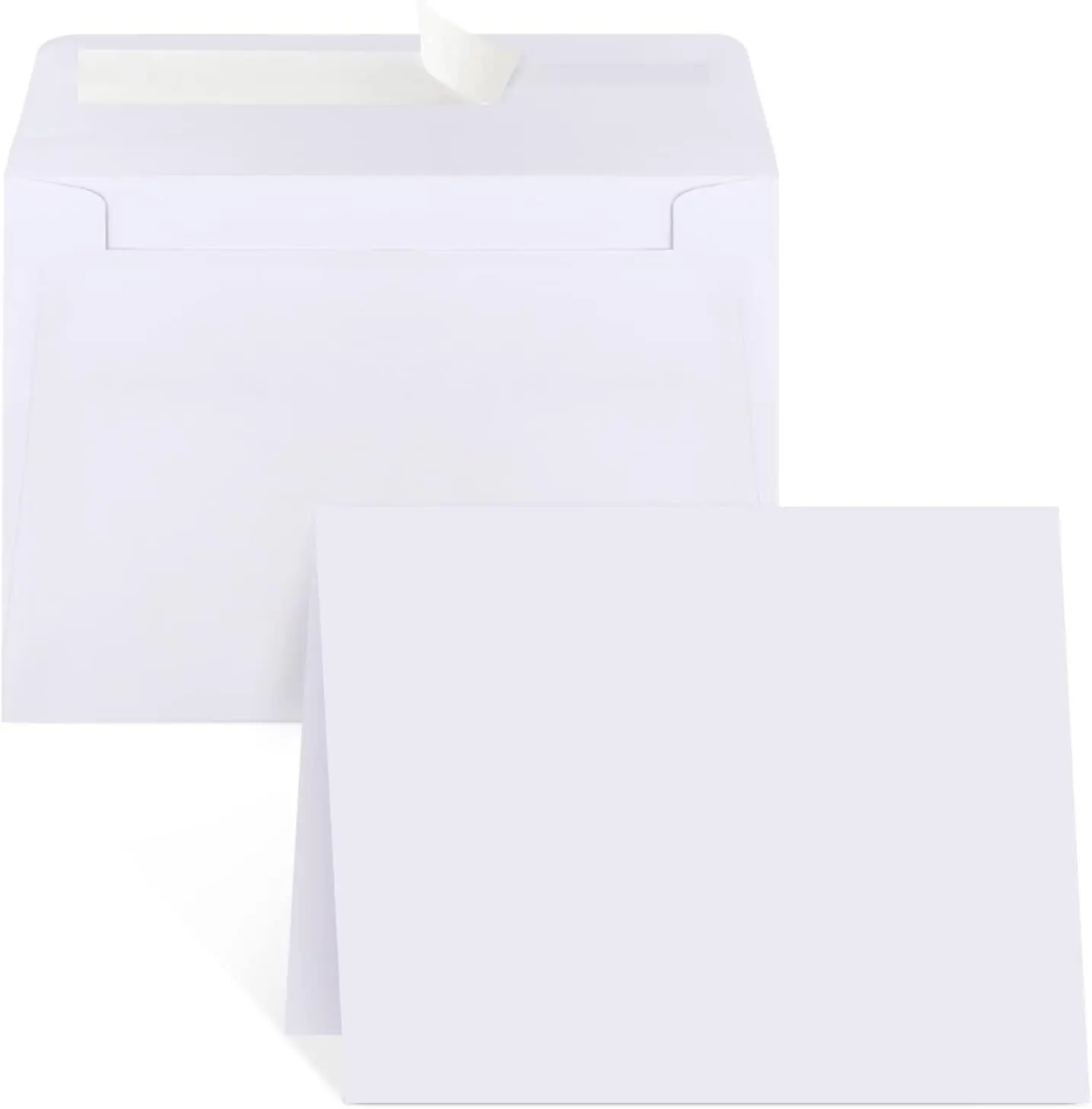 Blank Cards and Envelopes 4x6, 30 Pack White Invitation Cardstock with 30 Pack Envelopes