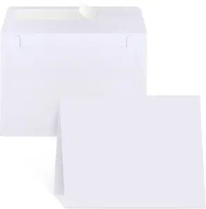 Blank Cards and Envelopes 4x6, 30 Pack White Invitation Cardstock with 30 Pack Envelopes