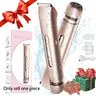 Women's Multifunctional 2-in-1 Cordless Portable Shaver - Facial Hair Removal Tool, Body Trimmers, USB Rechargeable Battery, Waterproof Single Item Personal Care Electric Appliance for Underarms