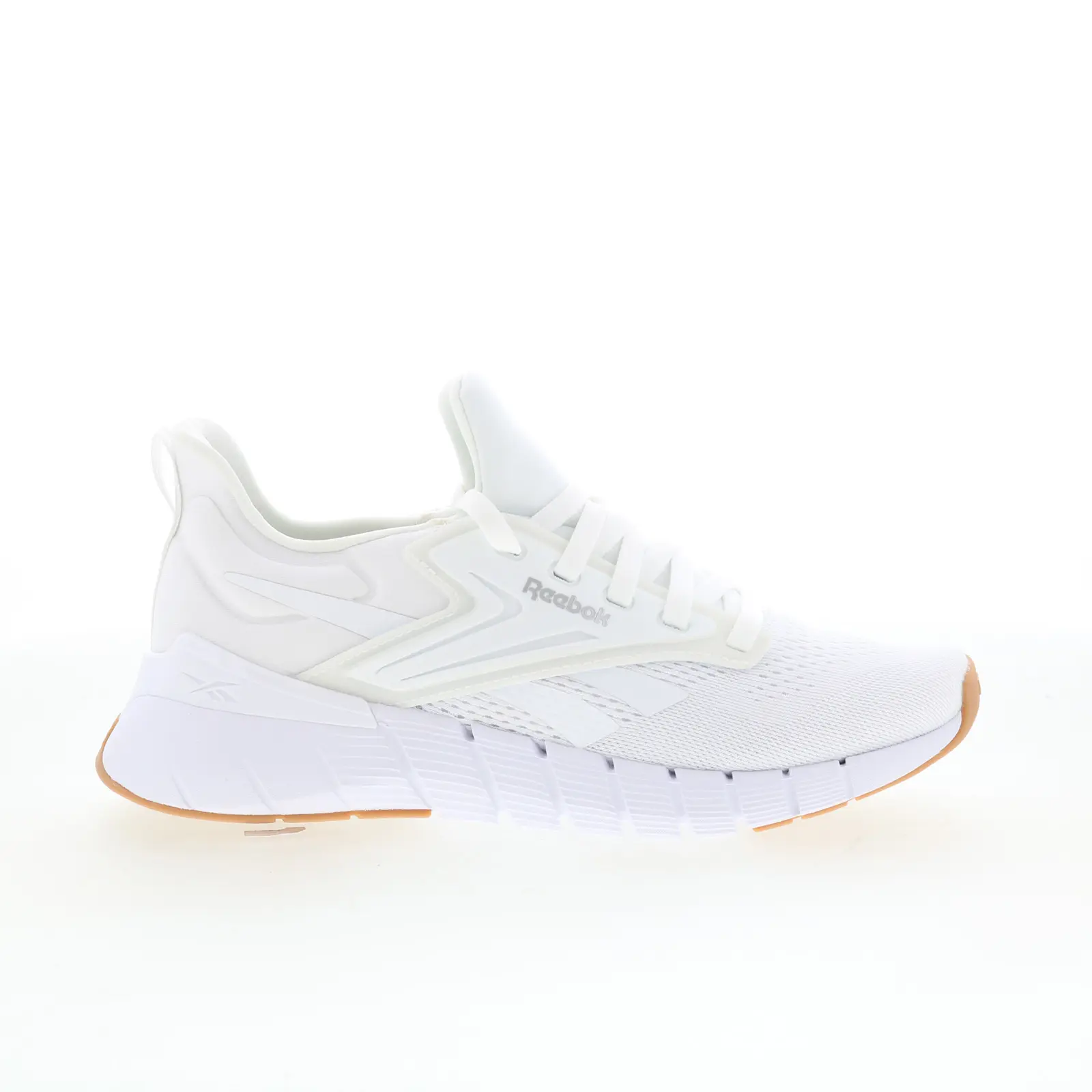 Reebok Nano Gym Womens White Canvas Lace Up Athletic Cross Training Shoes