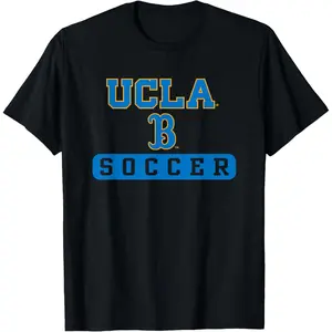 UCLA Bruins Soccer Officially Licensed T-Shirt Pure Cotton Graphic Tees Menswear Top: Gifts for Men & Women