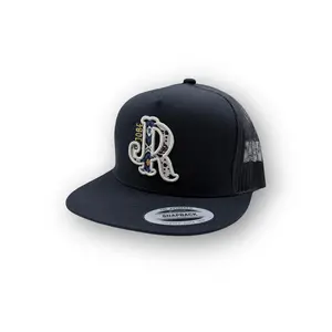 JJR Brand - Black Gold w/Blue Aztec Print