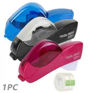 Automatic Tape Dispenser with 2 Rolls, Handheld Operation, Fits 1/2-Inch and 3/4-Inch Wide Tape, Mother's Day, Thanksgiving and Christmas Gift Wrapping, Crafts and Packaging, Crafting Versatility