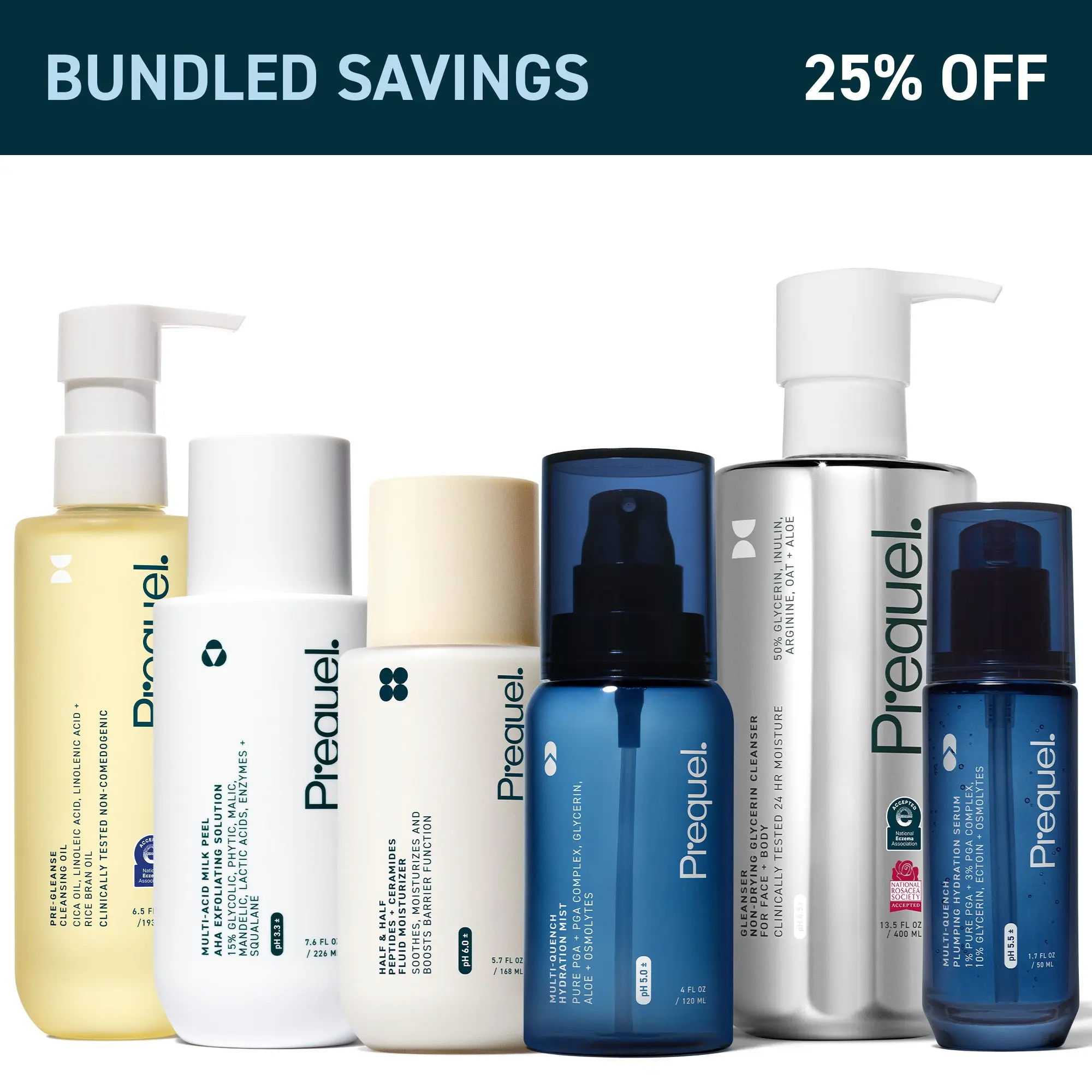 Viral Prequel Glowing Face & Body Set - 6 Must-Have Products For Healthy, Glowing Skin ($133 Value)