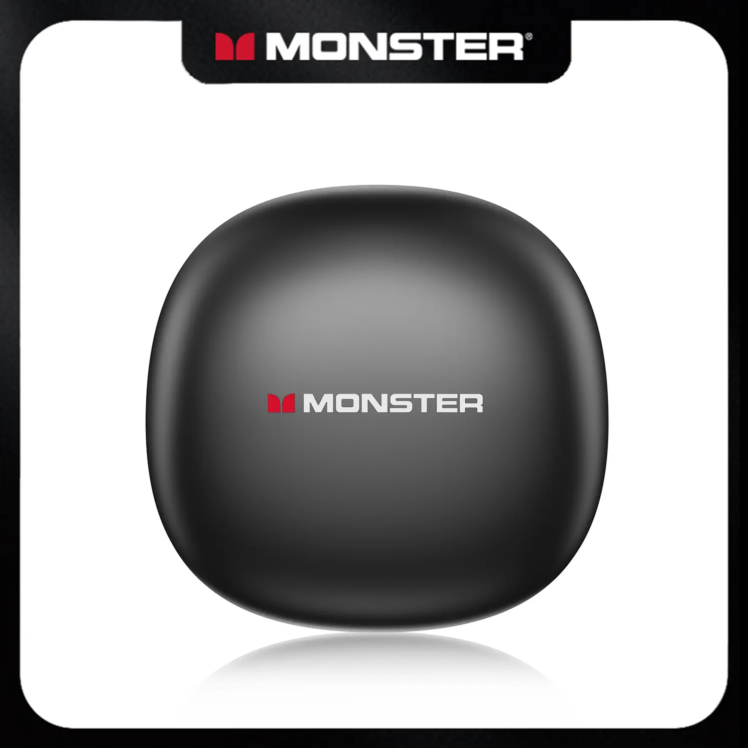 Monster Open-Ear Wireless Mic Headset - Secure Fit Earhook, Noise Cancelling, 165H Playtime, Bluetooth 6.0, Sweatproof, Lightweight Comfortable Open Ear Headphones for Outdoor Activities, Headphones for School Gifts