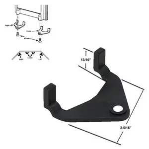 Gordon Glass® Plastic Center Bottom Retainer for Neo-Angle Framed Sliding Shower Doors