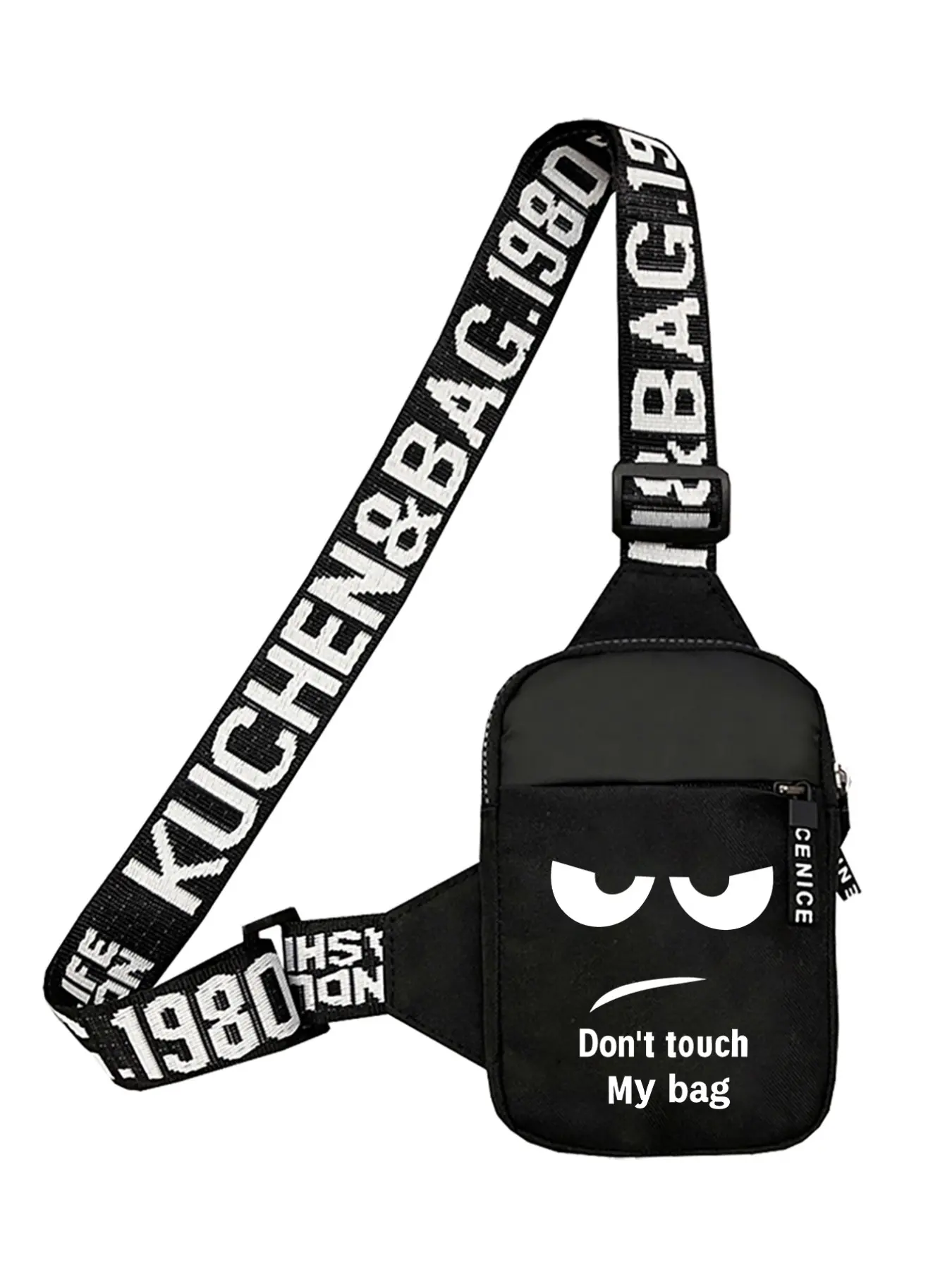 Men's Multifunctional Shoulder/Waist/Messenger Bag, Waist Pack, Waist Bags, Solid Color Or Cartoon Print, Versatile For Casual, Sports, Business Small Mobile Phone Side Bag, Zipper Belt Bag, Casual Bumbag