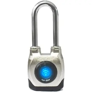 212 MAIN 4th Gen eGeeTouch Outdoor IoT Enabled Smart Padlock, Corrosion Resistant, IP45 Rated Motorcycle Lock & Security Accessory