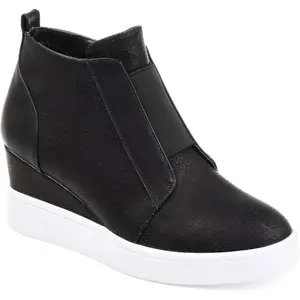 Women's Wedge Sneakers Hidden Heel Platform Wedge Booties Hidden Wedgie Sneakers