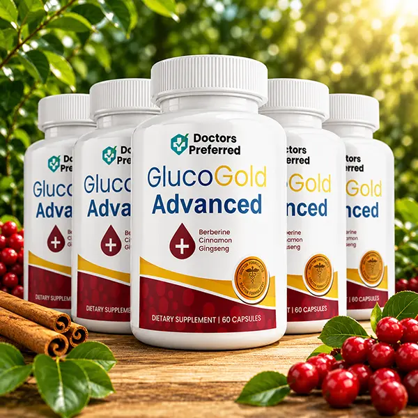 1-5 Pack Gluco Gold Advanced Capsules, Max Strength Blood Sugar & Metabolic Health Support Supplement, Daily Wellness Formula