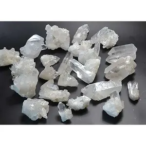 Quartz Cluster Flat 3 Pounds Bulk — Raw Clear Quartz Specimens