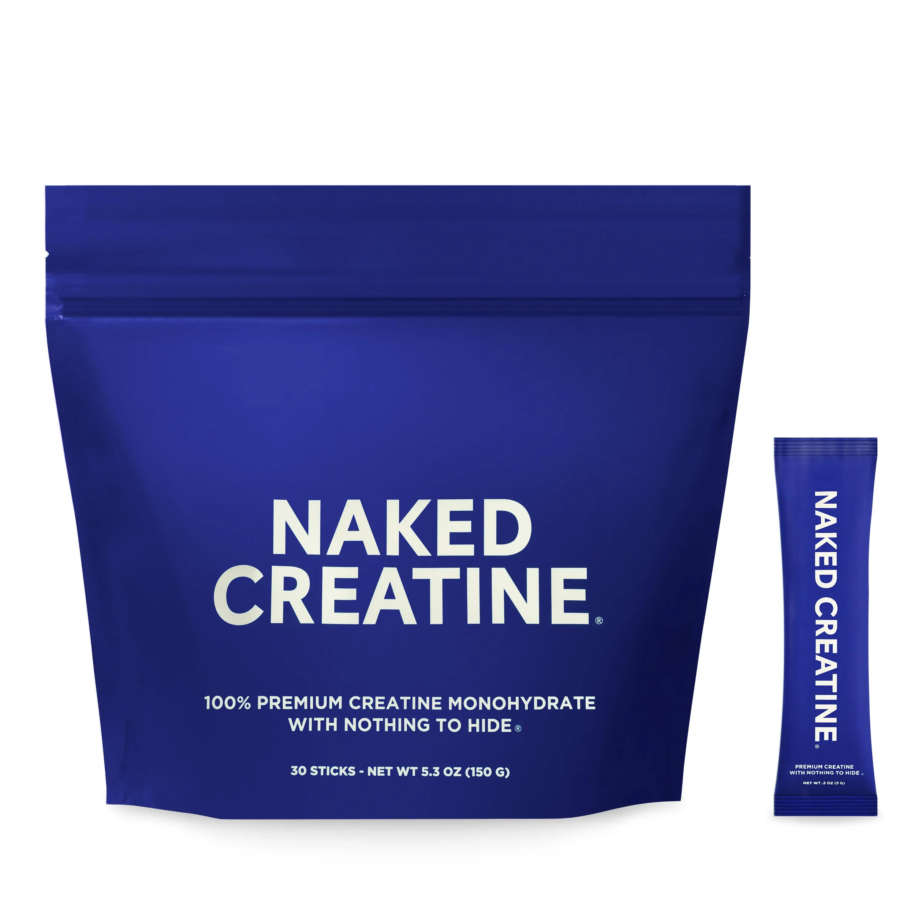 Creatine Travel Packets | Naked Creatine - 30 Servings