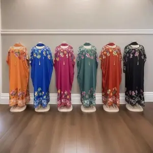 Wholesale New Women's High Waist Summer Casual Loose Breathable Printed Sleeveless Dress