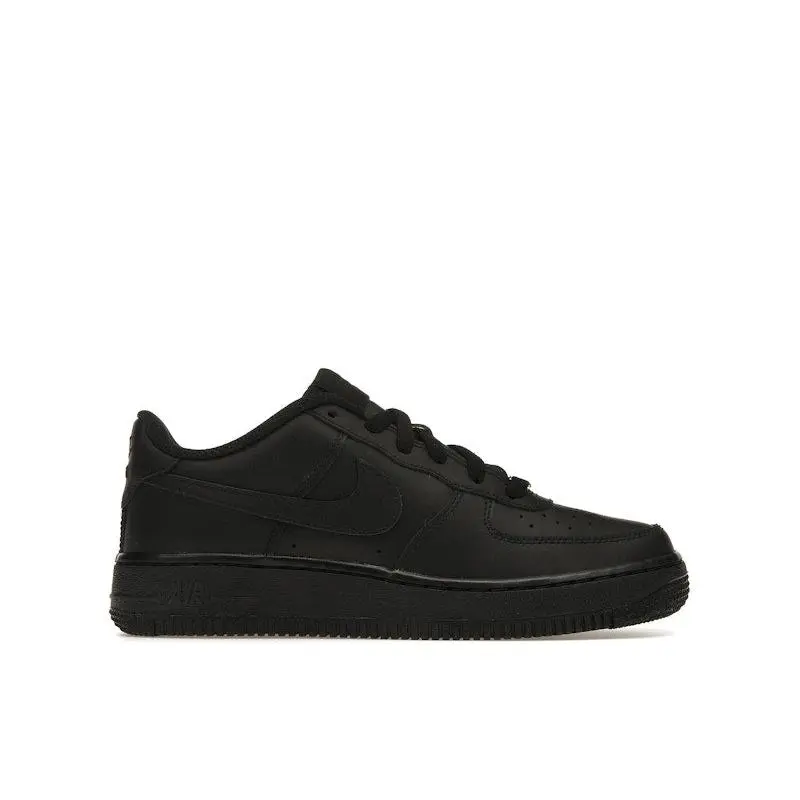 Nike Kid's Air Force 1 Low LE Black Basketball Shoes, from StockX
