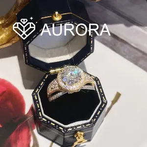 【#27 Windsor Castle 】Moissanite rings  engagement gift Jewelry Synthetic Moissanite