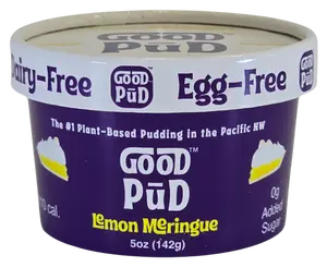 GoodPūD Healthy Snacks Lemon Meringue Pudding Dessert Organic