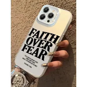 One personalized black letter phone case, compatible with Apple iPhone 16/15/14/13/12/11/Pro Max/Pro/Plus/Xs Max/XS/X, Accessories, Smartphone, Cellphone, Handheld