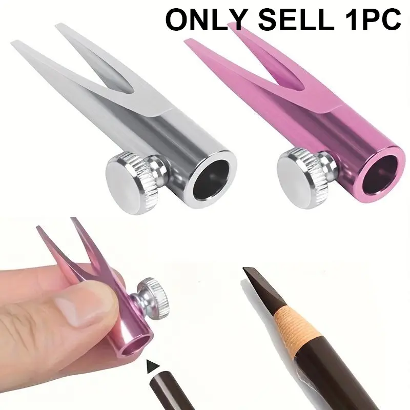 Eyebrow Pencil Sharpener, 1 Count Portable Precision Pencil Sharpening Tool, Ergonomic Design Sharpening Tool for Makeup Enthusiasts, Cosmetic Tools