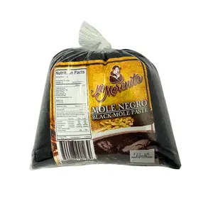 Mi Morenita - Mole Negro Tradicional 500 gr (1.10 Lb) - Authentic Oaxacan Mole Paste | Imported from Mexico