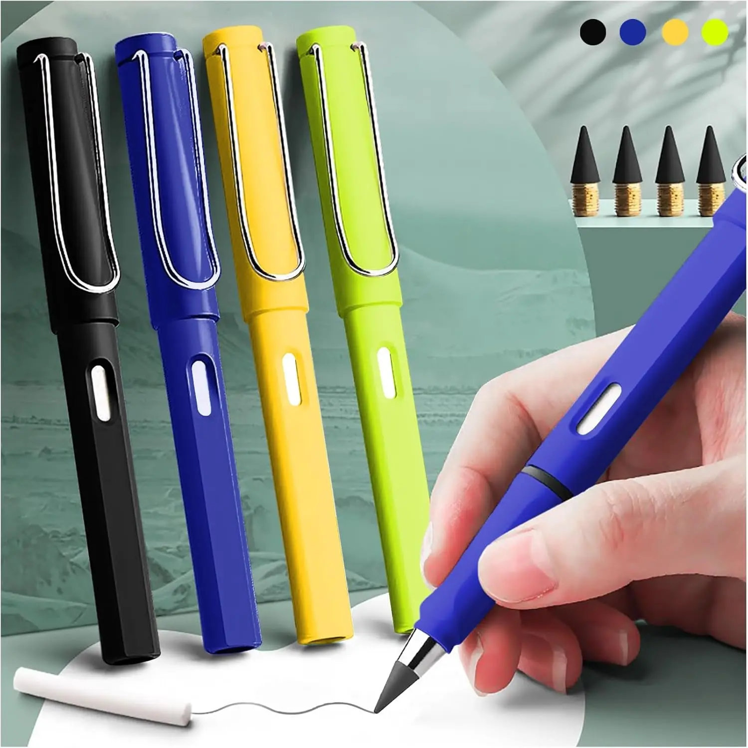 8Pcs Infinity Forever Pencil with Eraser