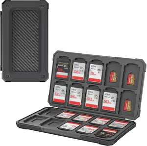 SD Card Holder Memory Card Case for SD/TF Cards, Memory Storage Organizer for 20 SDXC SDHC and 20 TF Cards