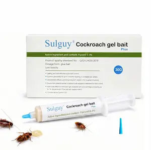 Sulguy Cockroach Gel Bait, 1 Tubes x 30-Grams, 1 Plunger and 1 Tips, German Roach Insect Pest Control, Indoor and Outdoor Use, Roach Killer Gel for American, German and Other Major Cockroach Species,summervibes outdoorfun