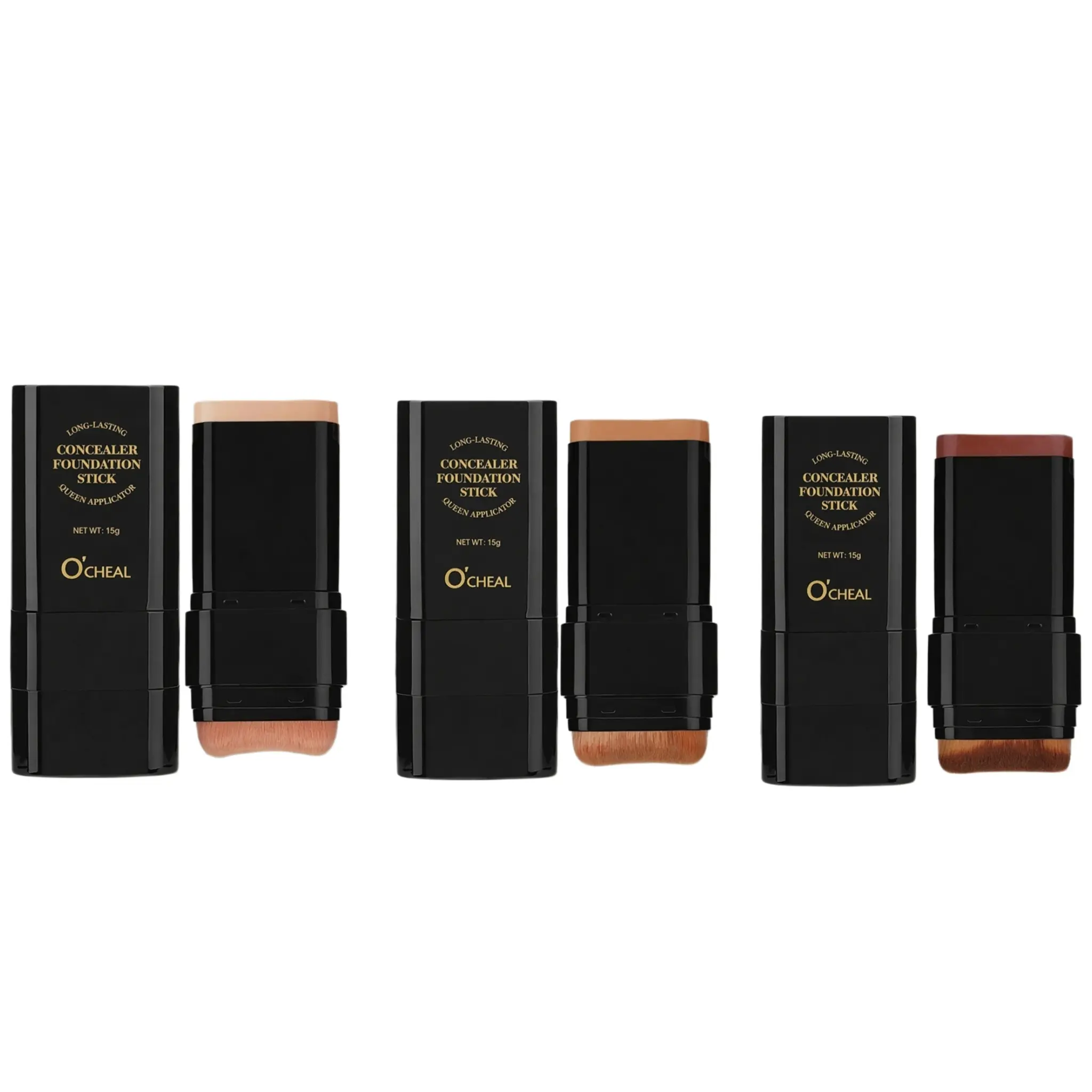 2-in-1 Dual-Ended Silky Cosmetic Foundation Stick - Waterproof Concealer, Radiant Highlighter, Full Coverage, Lightweight, Blendable, Long-Lasting for Acne & Nose Contour, Viral TikTok Holiday Gift