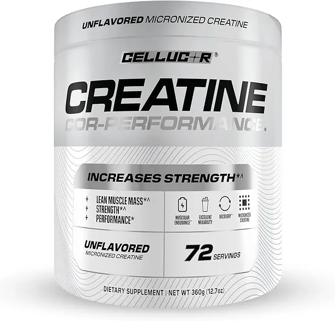 Cellucor Cor-Performance Creatine Monohydrate for Strength and Muscle Growth, 72 Servings