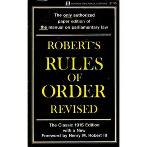 USED-Robert s Rules of Order by Steiner Rudolf (Hardcover)