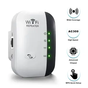 2026 WiFi Extender Signal Booster - 2.4GHz 300Mbps WiFi Booster for Home,Covers Up to 5000 Sq. ft and 50 Devices, Long Range Amplifier with Ethernet Port,Easy Setup, WiFi Repeater Extender