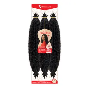 Outre Crochet Braids X-Pression Twisted Up 3X Springy Afro Twist 24" Outre Crochet Braids X-Pression Twisted Up 3X Springy Afro Twist 24"