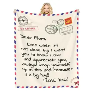 The Warmest Gift for Mom,Ultra-soft fabric blankets, Mother's Day gifts, personalized Mother's Day blankets, unique Mother's Day gifts.