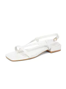 2026 Summer New Women's Flat Sandals, Casual PU Leather Open Toe Slippers, Comfortable All-Season Footwear, Trendy European Style