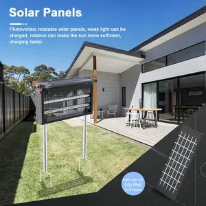 The new solar outdoor mosquito-killing lamp saves electricity and worry-free. It can be protected at any time in the countryside, courtyards, camping, fishing, and picnics. The most romantic gift to protect your family