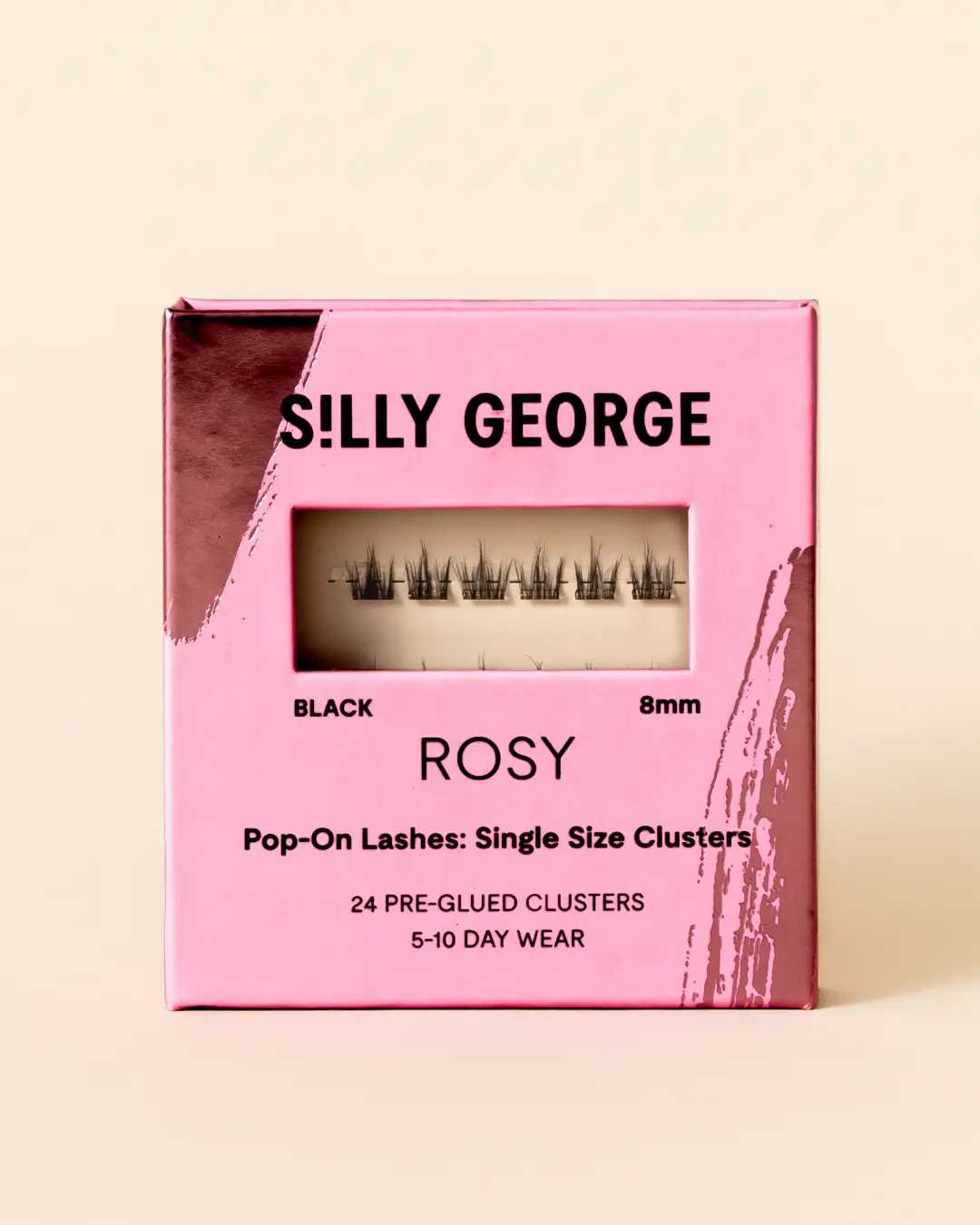 Rosy | Pop-On Lashes: Single Size Clusters