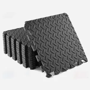Exercise Mat ½ inch with EVA Foam Interlocking Tiles, Fitness Mat, For Mixed Martial Arts, Exercise, Gymnastics and Home Gym Protection,Home Gym Mats,Floor Liners