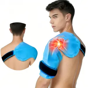 Reusable Gel Ice Pack for Shoulder Rotator Cuff Pain Relief, Effective Cooling Therapy for Injuries & Sprains, Ideal for Athletes, Men & Daily Use