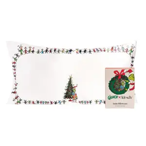 The Grinch x Kitsch King Satin Pillowcase - Whoville