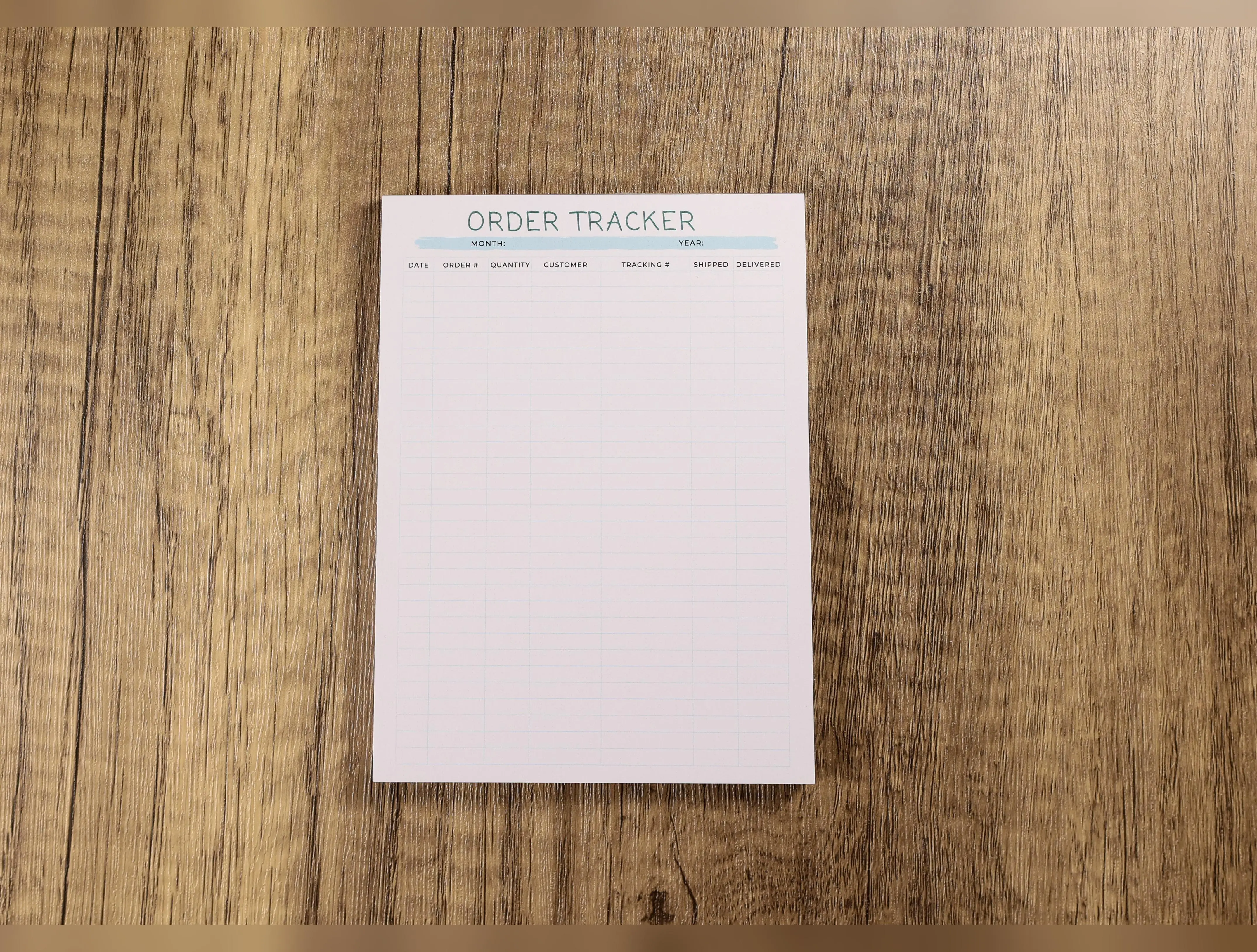 Order Tracker (Travel Size) - Keep Track of Your Orders Easily