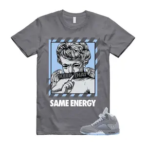5 Wolf Grey 2026 Ice Blue Light Graphite White Icy T Shirt Match ENERGY