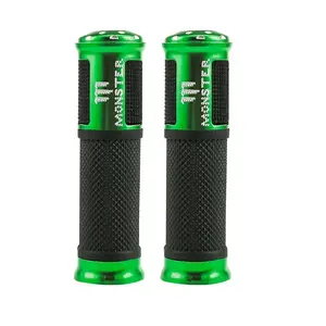 2024Motorcycle Handle Grip Set, Synthetic Rubber, Aluminum Alloy Throttle Knob, Universal Fit, Anti-Slip, Electric Vehicle Accessory, Durable & Comfortable, for HONDA, for KAWASAKI, for SUZUKl, for Yamaha, Popular Motorcycle Accessories2025